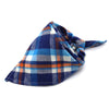 Washable Plaid Cotton Bandanas For Dogs