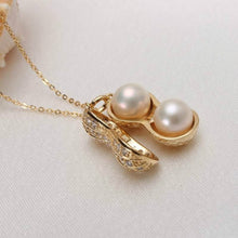 Load image into Gallery viewer, Pearl Peanut Stylish Trendy Women&#39;s Pendant Necklace
