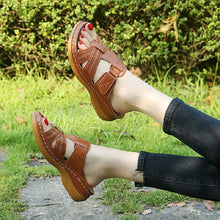 Load image into Gallery viewer, Women Vintage Orthopaedic Open Toe Wedge Sandals
