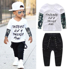 Load image into Gallery viewer, 2Pcs Set Toddler Infant Boy T-shirt Tops+Long Pants Stylish Kids Clothing Online freeshipping - Tyche Ace
