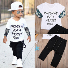 Load image into Gallery viewer, 2Pcs Set Toddler Infant Boy T-shirt Tops+Long Pants Stylish Kids Clothing Online freeshipping - Tyche Ace
