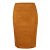 Faux Leather High Waist Bodycon Skirts For Women