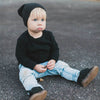 Toddlers Unisex Cosy Winter Warm Bonnet Hats and Scarfs