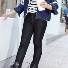 Load image into Gallery viewer, Winter Thick Velvet Warm Soft Stretchy Denim Leggings Pants
