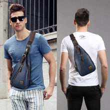 Load image into Gallery viewer, PU Leather Theftproof Rotatable Button Waterproof Shoulder Bags
