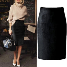 Load image into Gallery viewer, Faux Leather High Waist Bodycon Skirts For Women
