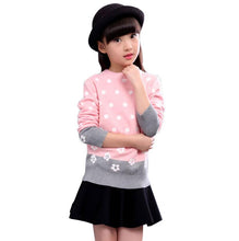 Load image into Gallery viewer, Warm Knitted Cartoon Design  Pullover Jumper For Girls - Tyche Ace
