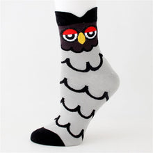 Load image into Gallery viewer, 5 Pack 3D Owl Cartoon  Design Cute Socks For Women freeshipping - Tyche Ace
