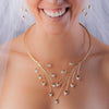 Handmade Copper Weave Pearl Statement Charm Choker Necklaces
