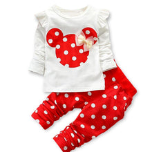 Load image into Gallery viewer, 2 Pcs T-Shirt+ Pants Cartoon Design Set For Kids
