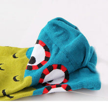 Load image into Gallery viewer, 5 Pack 3D Owl Cartoon  Design Cute Socks For Women freeshipping - Tyche Ace
