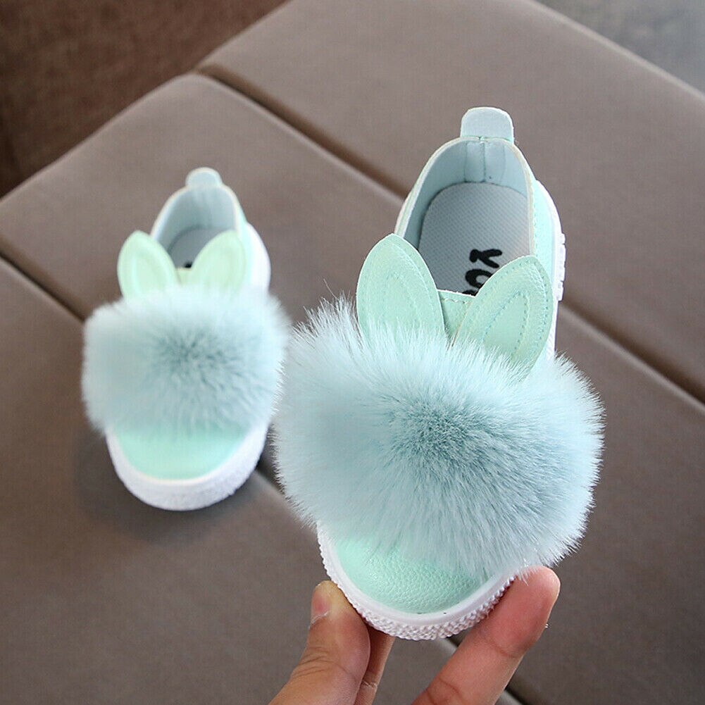 Fluffy Bunny Design Casual Cool Shoes For Kids freeshipping - Tyche Ace