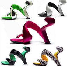 Load image into Gallery viewer, Gladiator Toe Cut Out High Heel Bottomless Sandals freeshipping - Tyche Ace

