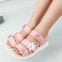 Load image into Gallery viewer, Girls Gladiator Cute Chic Flowers Design Sandals
