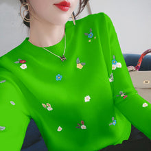 Load image into Gallery viewer, Elegant Embroidered Flowers Best Sweatshirt For Women freeshipping - Tyche Ace
