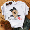 Bandana Pomeranian Mom T-Shirt freeshipping - Tyche Ace