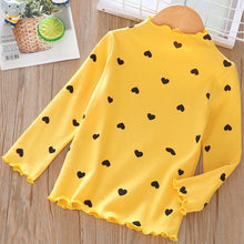 Load image into Gallery viewer, Long Sleeve Cute Hearts Design Cotton Tops For Kids
