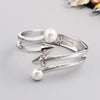 Faux Pearl Cuff Bangles Charm Bracelets for women