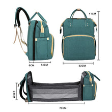 Load image into Gallery viewer, Mommy Baby Diaper Bag Multifunction Folding Baby Mom Travel Backpack Large Capacity Nappy Maternity Care Women Bag Nursing Bags - Tyche Ace
