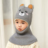 Animal Cartoon Windproof Winter Beanie Hats For Kids