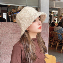 Load image into Gallery viewer, Lamb Wool Faux Fur Warm Winter Borg Winter Bucket Hats For Women - Tyche Ace
