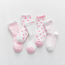 Load image into Gallery viewer, 5 Pairs Thin Mesh Cute Socks For Babies
