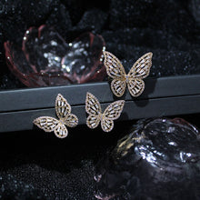 Load image into Gallery viewer, Adjustable Elegant Crystal Butterfly Pearl Zirconia Bracelet
