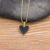 Long Chain Cute Heart Charm Pendants For Women