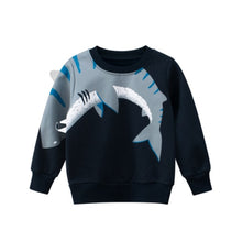 Load image into Gallery viewer, Dinosaur Printed Cartoon Long Sleeved Sweaters For Boys
