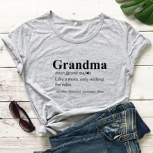 Load image into Gallery viewer, Grandma Print Design Casual Graphic Summer T Shirt freeshipping - Tyche Ace
