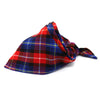 Washable Plaid Cotton Bandanas For Dogs