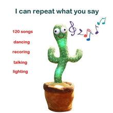 Load image into Gallery viewer, Talking Dancing Talking Cactus Educational Toys For Toddlers freeshipping - Tyche Ace
