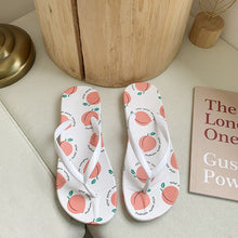 Load image into Gallery viewer, Fruit Print Design Most Comfortable Flip Flops freeshipping - Tyche Ace
