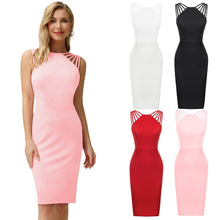 Load image into Gallery viewer, Elegant Pencil Backless Back Split Formal Dresses For Women
