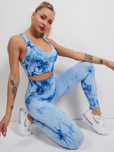 Load image into Gallery viewer, Women Seamless Legging  And Crop Top Workout Clothes
