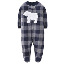 Load image into Gallery viewer, Cartoon One Pieces Pyjamas Fleece Jumpsuit For Babies
