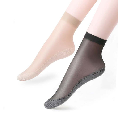 Velvet Silk Cotton Bottom Soft Women Ankle Socks freeshipping - Tyche Ace