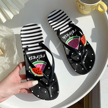 Load image into Gallery viewer, Fruit Print Design Most Comfortable Flip Flops freeshipping - Tyche Ace
