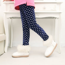 Load image into Gallery viewer, Winter Colorful Print Flower Butterfly Soft Warm Girls Leggings
