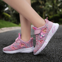 Load image into Gallery viewer, Girls Casual  Light Mesh Summer Cartoon Trainers
