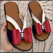 Load image into Gallery viewer, Bowknot Open Toe Casual Women Flat Sandals freeshipping - Tyche Ace
