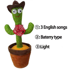 Load image into Gallery viewer, Kids USB Charged Educational Talking Cactus Toy freeshipping - Tyche Ace
