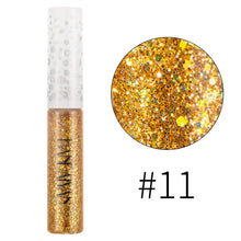 Load image into Gallery viewer, New 12 Colors Diamond Glitter Liquid Eyeliner Durable Waterproof Makeup Shimmer And Shine Eye Pencil Makeup Beauty Tools - Tyche Ace
