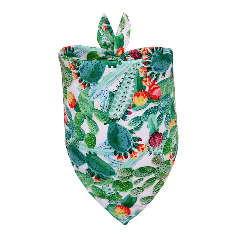 Summer Tropical Fruit Design Bandana For Dogs Cats