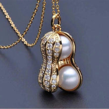 Load image into Gallery viewer, Pearl Peanut Stylish Trendy Women&#39;s Pendant Necklace
