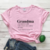 Grandma Print Design Casual Graphic Summer T Shirt freeshipping - Tyche Ace
