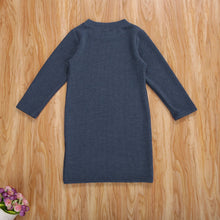 Load image into Gallery viewer, Toddler Long Sleeve Warm Girls Jumper Dress - Tyche Ace
