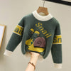 Unisex Animal Cartoon Design Sweater For Kids