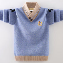 Load image into Gallery viewer, Winter Knitted Long Sleeve Warm Pullovers For Boys
