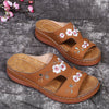 Women Summer Embroidered Soft Comfortable Open Toe Sandals